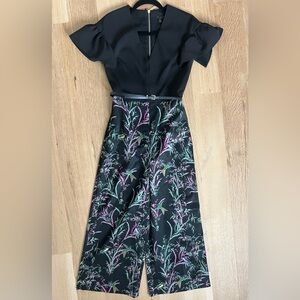 Ted Baker Black Darcy Fortune Jumpsuit size 1.